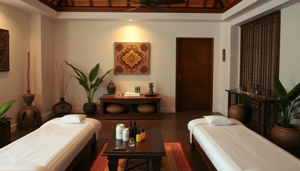 Masaż balijski - przygotowanie do zabiegu w SPA