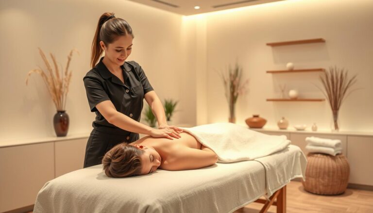 Masażysta wykonujący masaż klasyczny - Zarobki w beauty: Ile zarabia kosmetyczka i masażysta?
