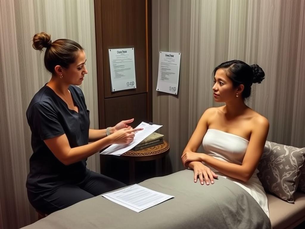 Przeciwwskazania do masażu balijskiego - konsultacja z masażystą